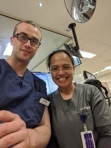 Drs Aiden Allen-Hall and Rosanna Ramos